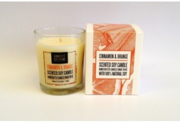 Cinnamon & Orange Soy Candle with Box